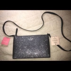 Kate Spade Joeley sparkle glitter crossbody / shoulder purse / bag  * NWT Mint *